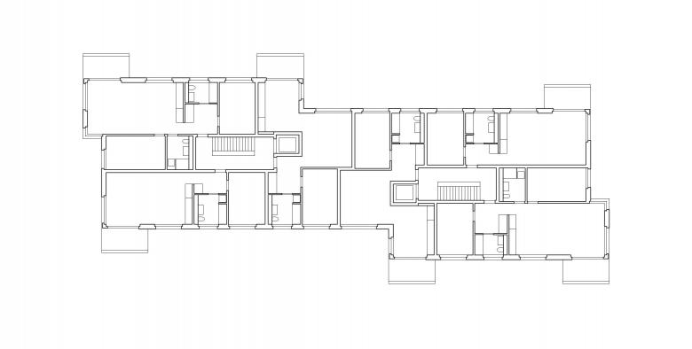 Zimmermann Sutter Architekten AG丨Wohnüberbauung Langgasse丨瑞士-24
