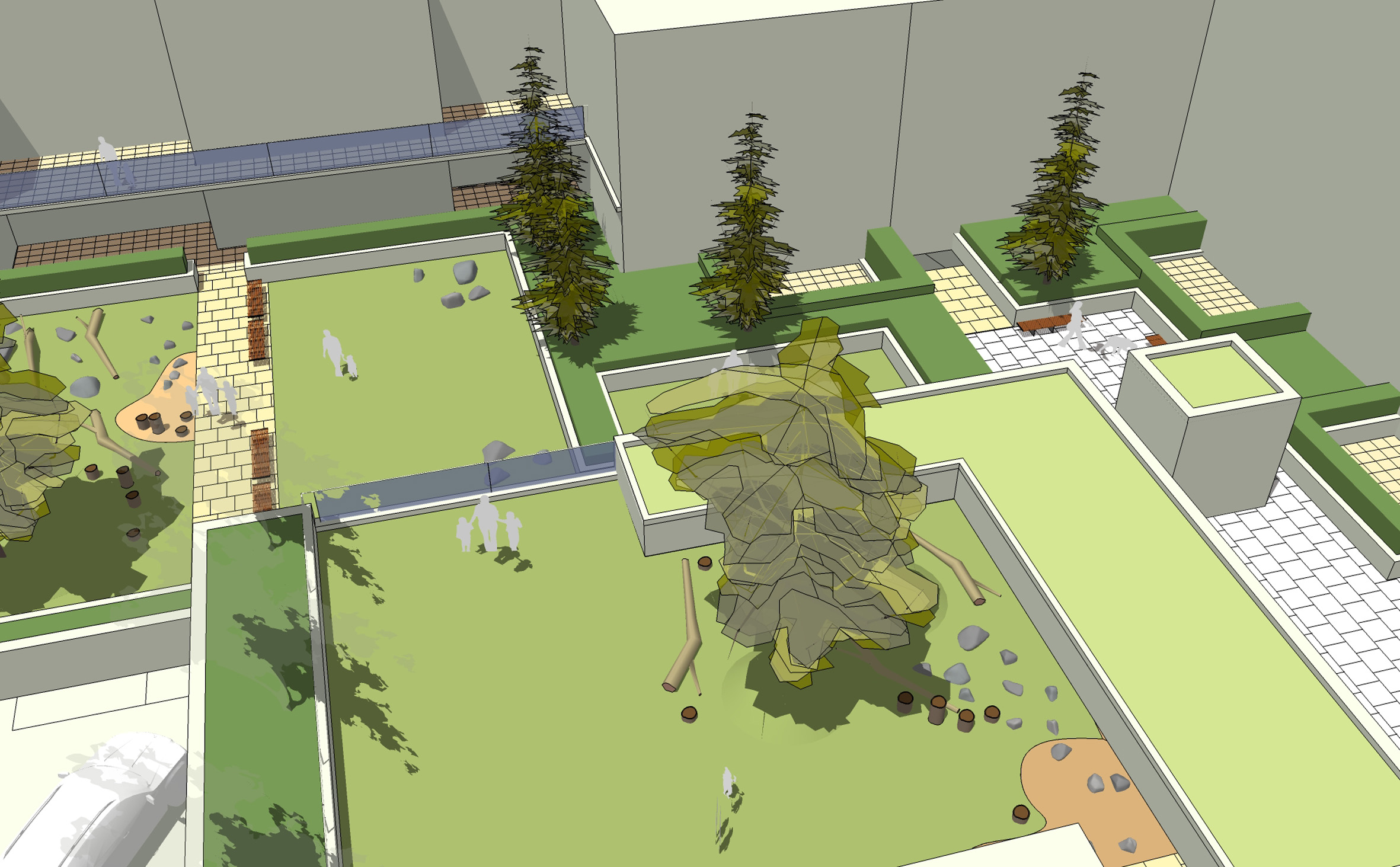 伦敦西区混合开发景观设计-14