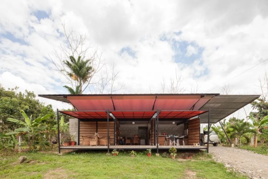 乡间农场 90 平米临建钢构住宅-28