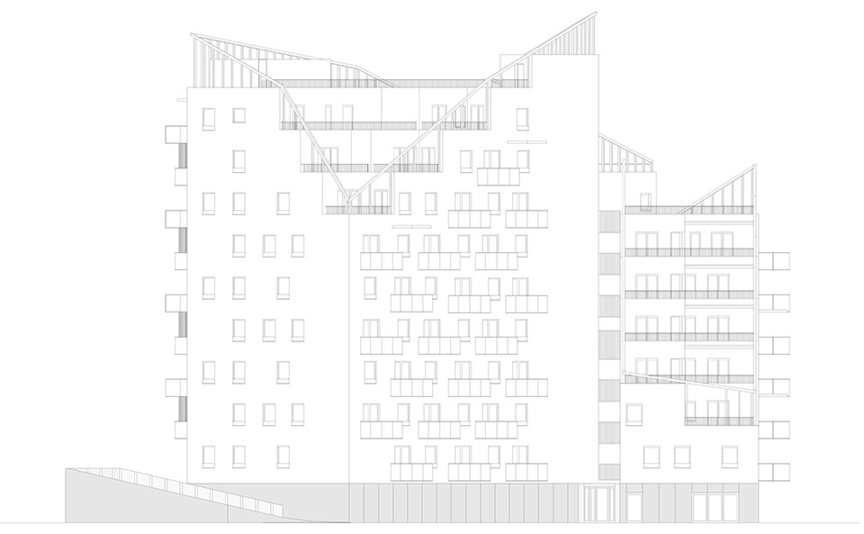 Trendo11 – 布达佩斯的阶梯式退台住宅丨匈牙利布达佩斯丨LAB5 architects-69