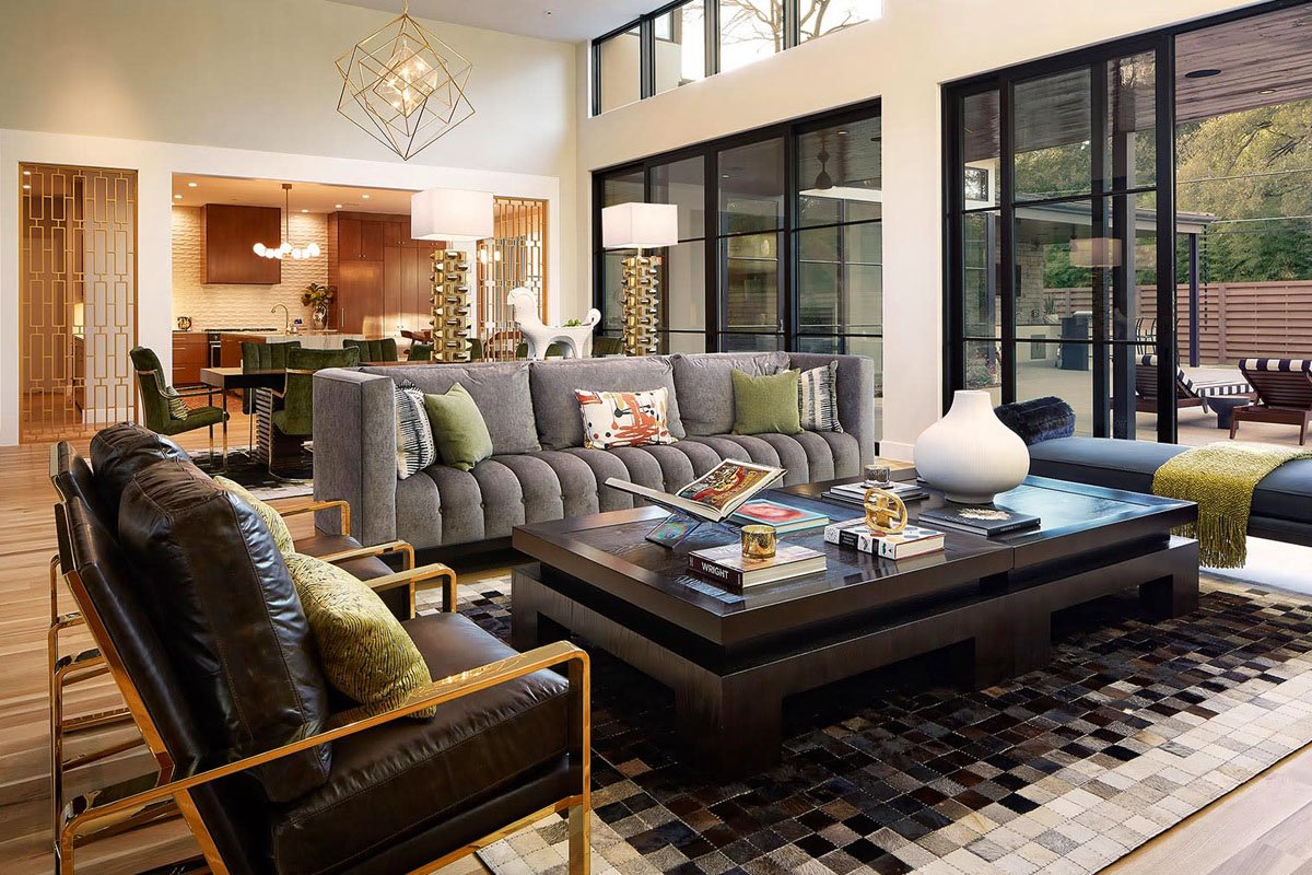 新的中世纪现代建筑风格住宅丨美国达拉斯丨Maestri Studio-11