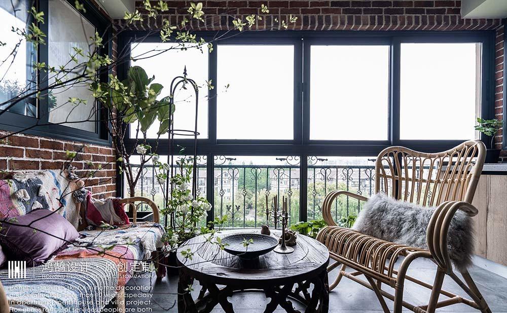 复古乡村民宿风,木地板上墙的惊艳之作-38