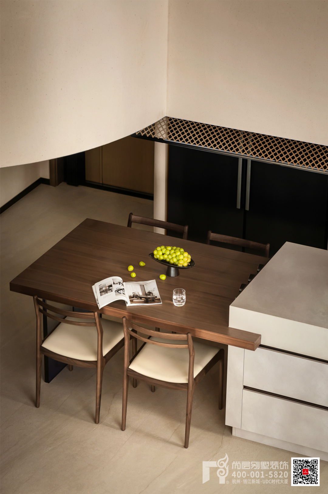 500㎡富春壹号院·木影流光·自然叙事的现代“剪影”别墅丨杭州尚层装饰-41