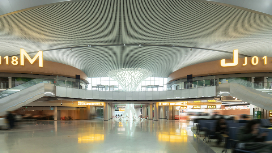 重庆江北国际机场T3B航站楼丨中国重庆-4