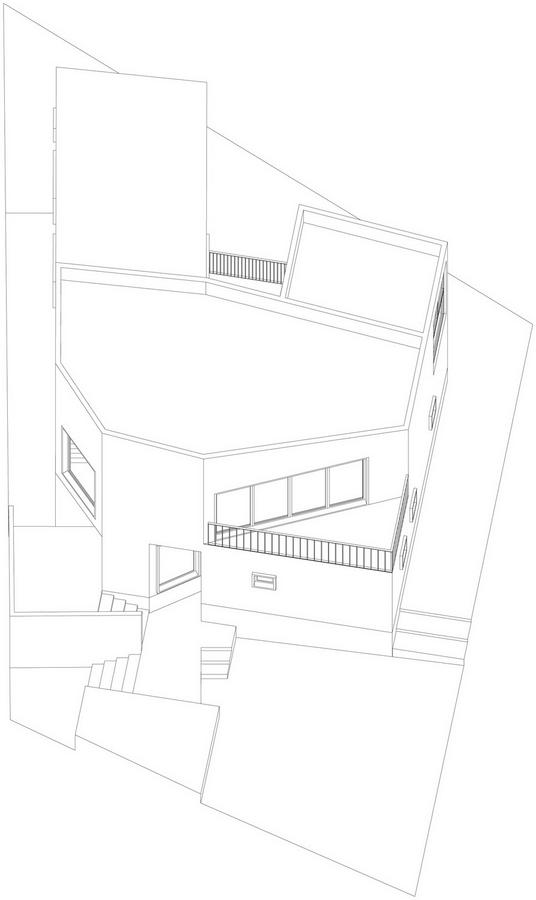 日本宝冢 Nomura24 别墅——白色木质结构与多边形空间之美-38