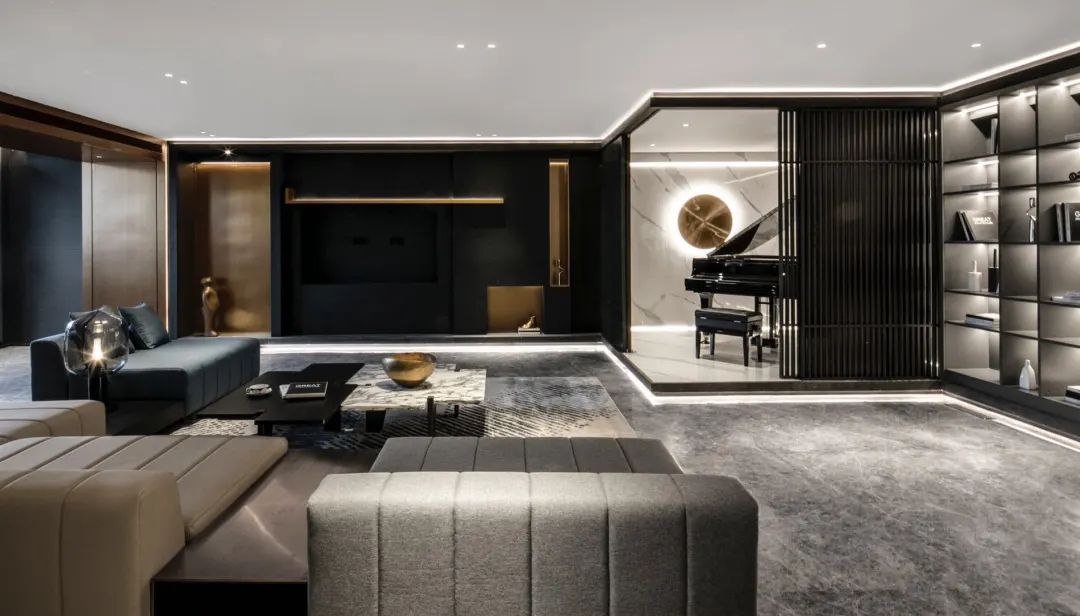 高级灰打造现代客厅的魅力-12