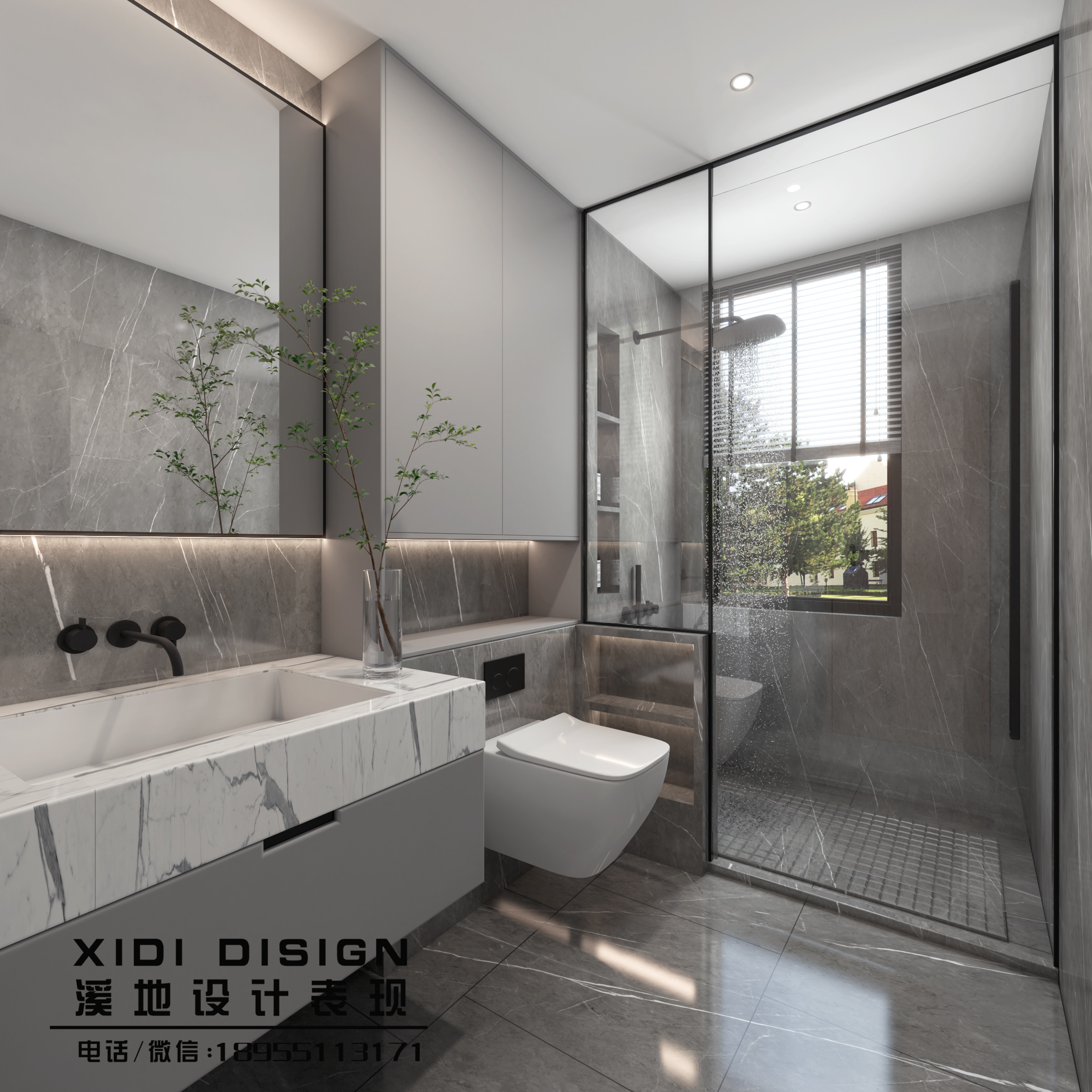 宁静舒适的现代简约木色空间-9