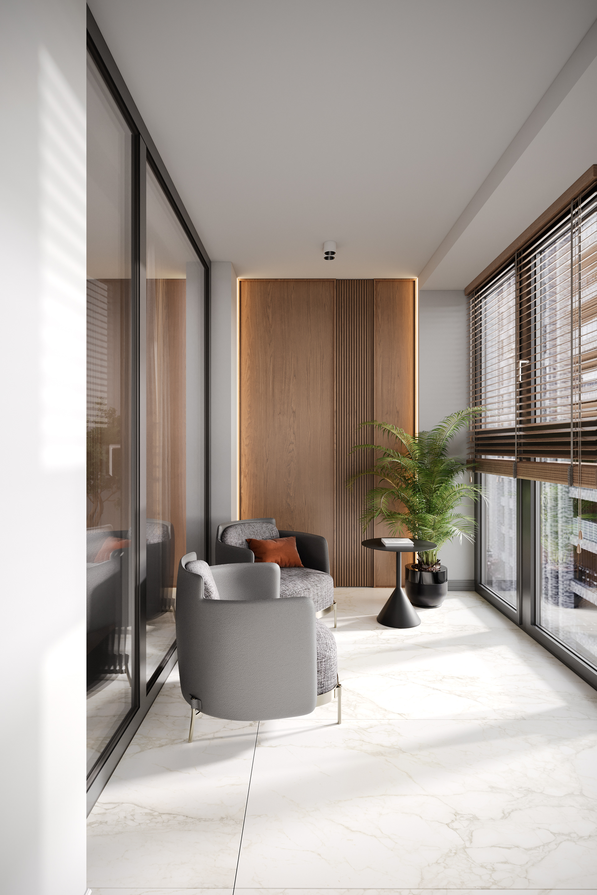 ЖК "RiverSky" 三室公寓可视化项目丨俄罗斯莫斯科-13