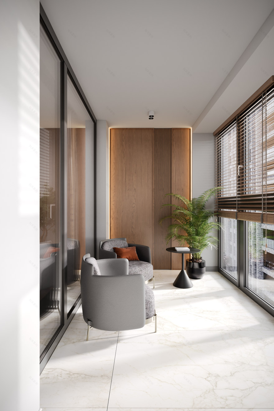 ЖК "RiverSky" 三室公寓可视化项目丨俄罗斯莫斯科-13