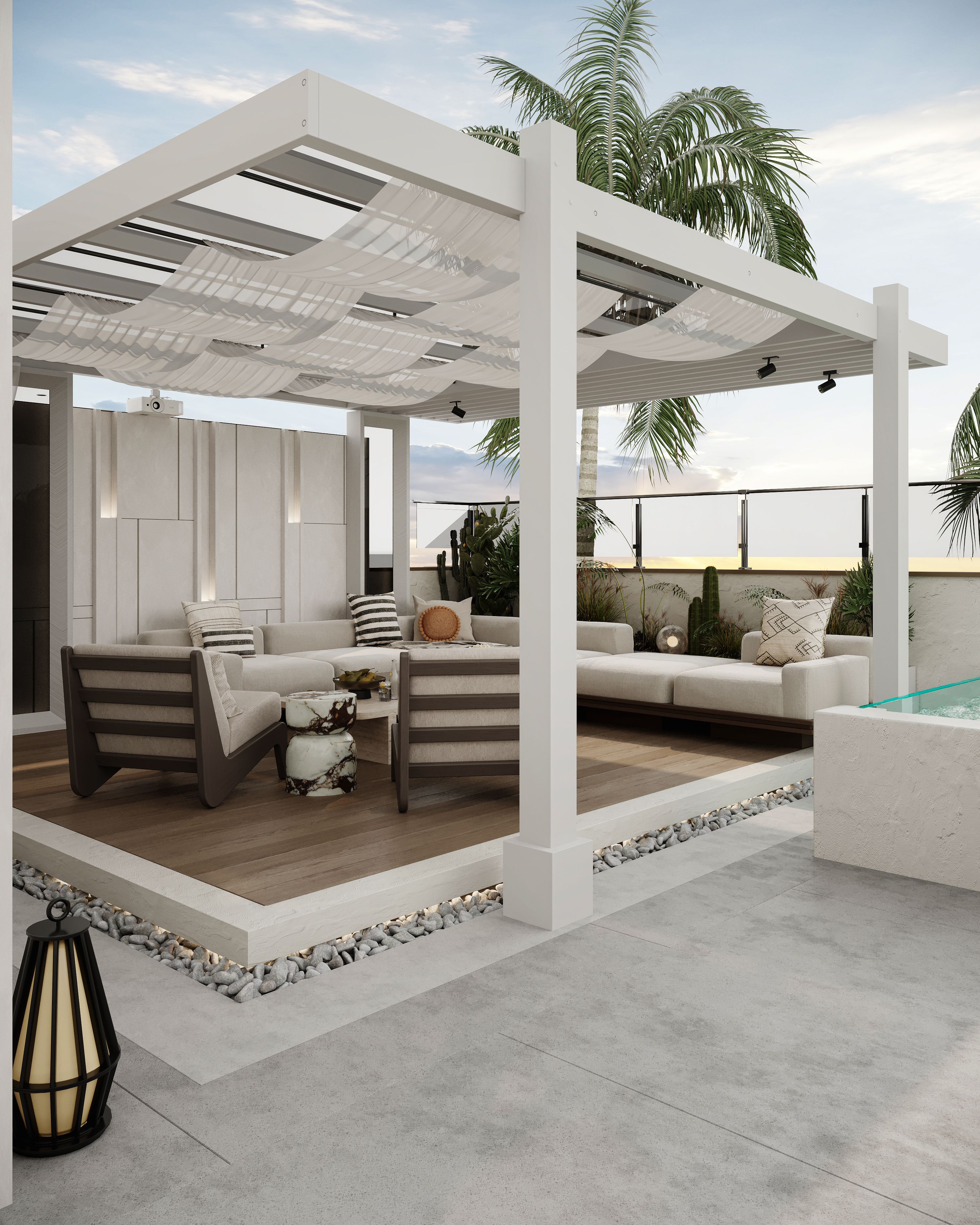 屋顶露台丨Amina El  kholy,Ahmed Saleh Designs-10