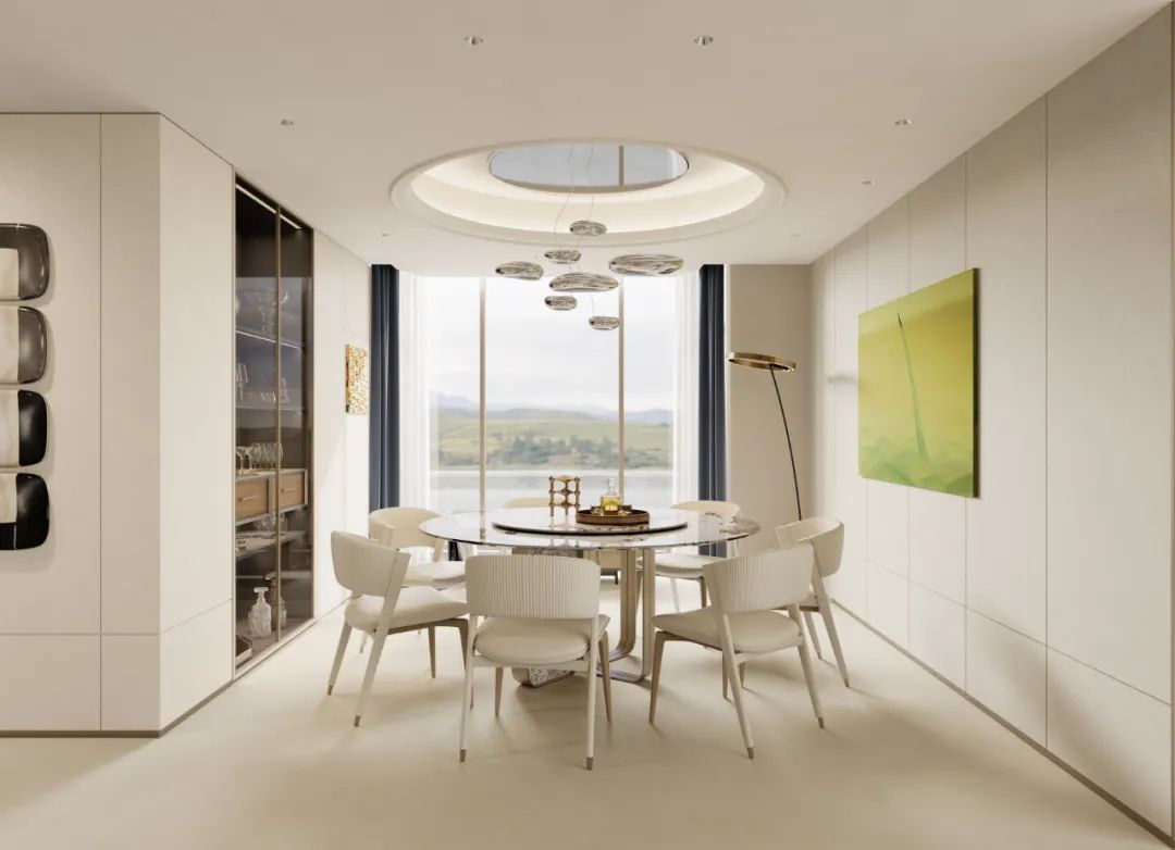 蓝色钱江大平层私宅设计丨中国杭州丨OTL本体建筑空间设计-56