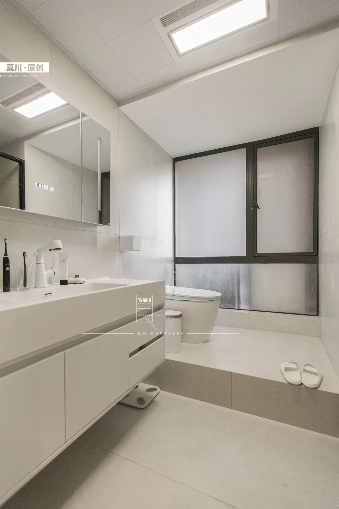 【莫川实景作品 | 厚德品园】断舍离+时代到来，极简奶油风格，化繁为简，更显设计功力-60