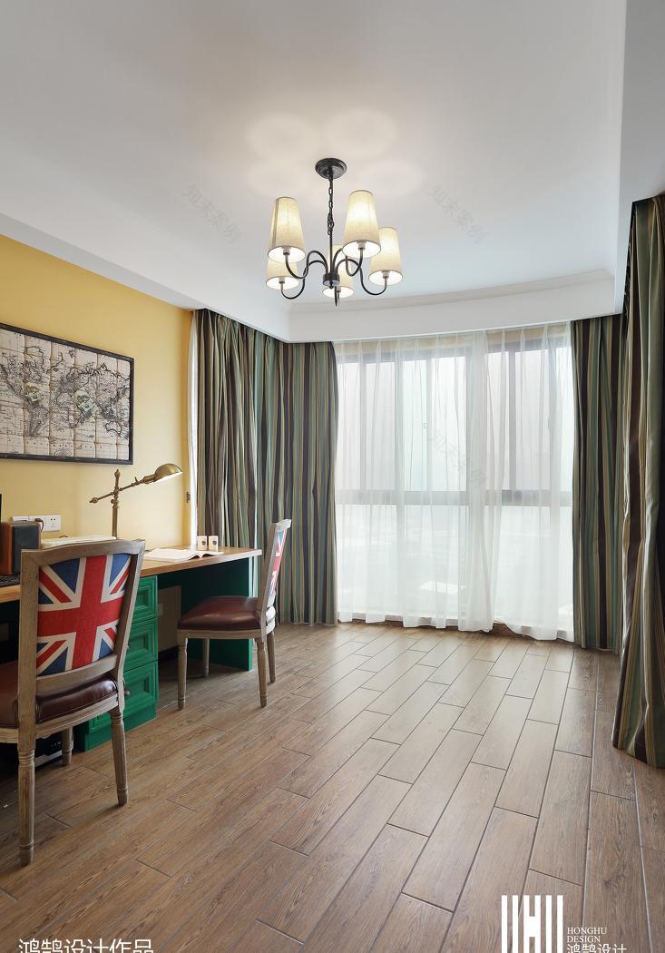 鸿鹄设计丨公寓丨◤乡居岁月◢【阳湖名城】193㎡乡村美式-6