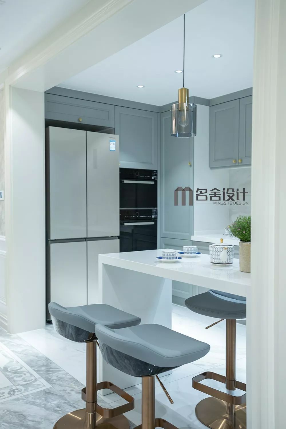 誉珑湖滨 196 平美式简约设计 | 蒙娜丽莎的早餐-20