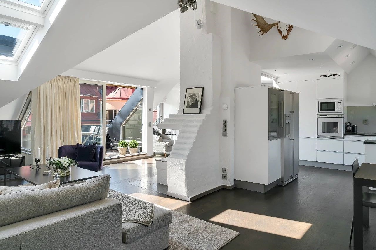 斯德哥尔摩阁楼变身现代温馨居-1