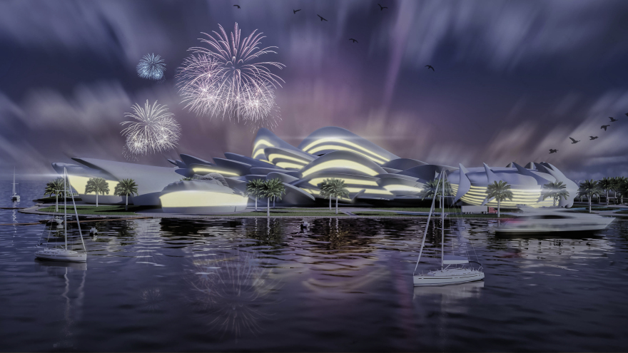 海蓝宝石毕业设计丨埃及丨埃及科技大学建筑系-25