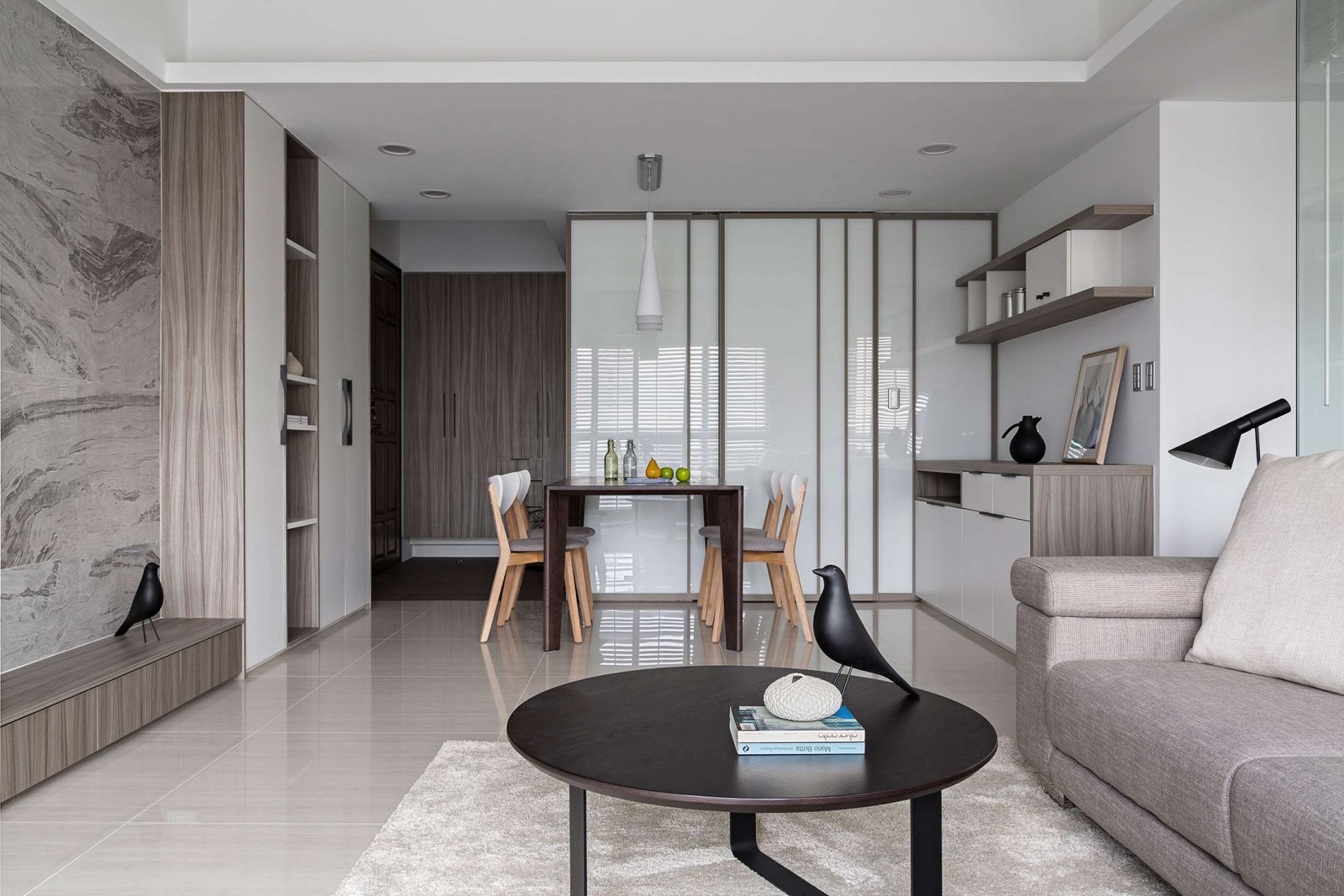 现代与传统交融的海外三房二厅住宅-12