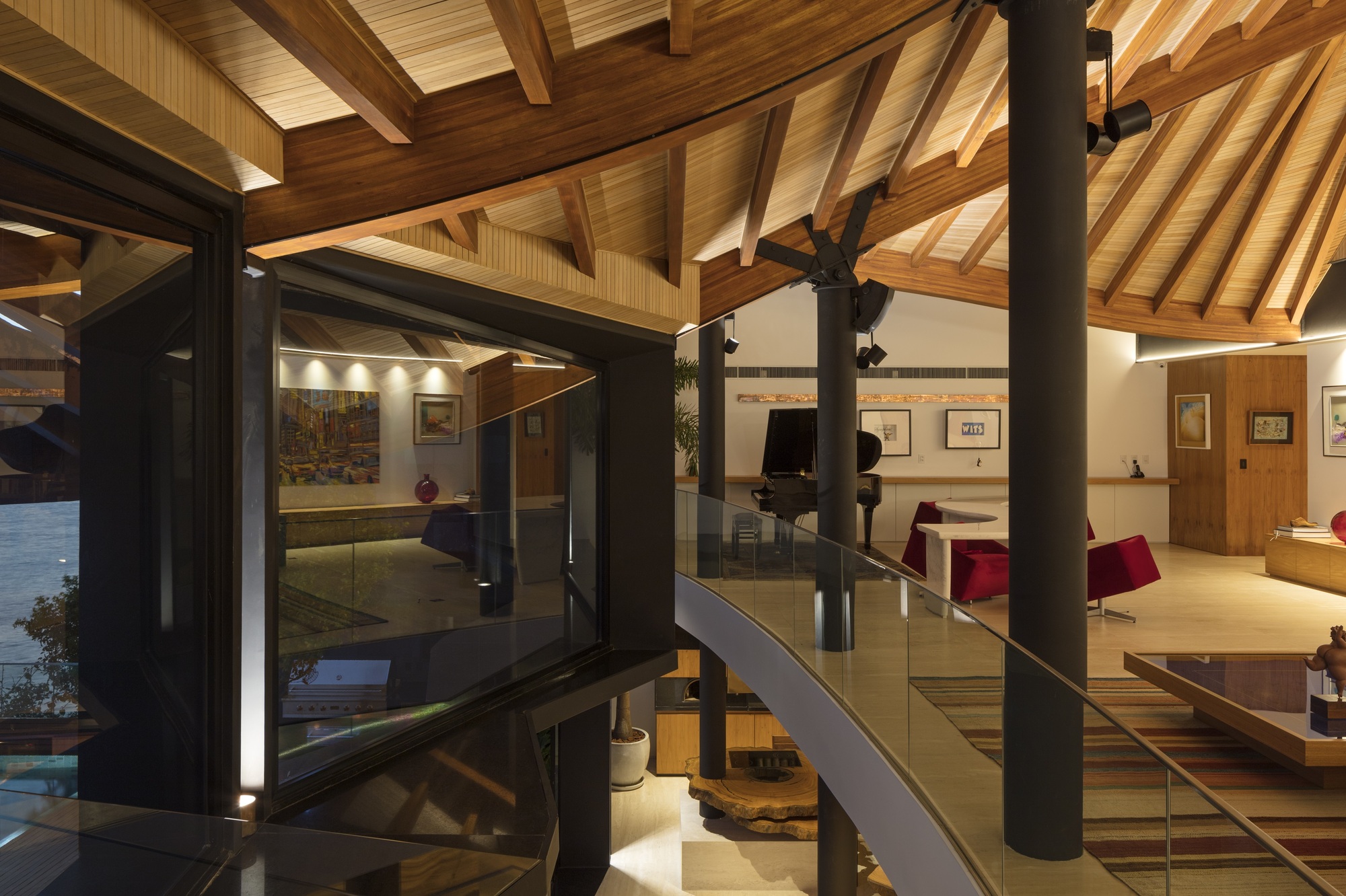 波浪之屋 | 海景别墅的室内设计巅峰之作-20