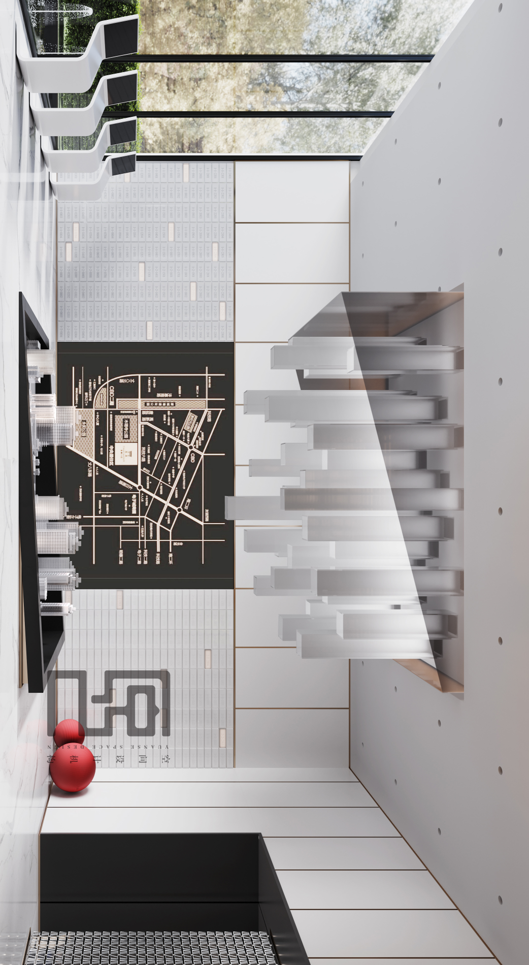 几何之美,原色空间设计的售楼部艺术-19