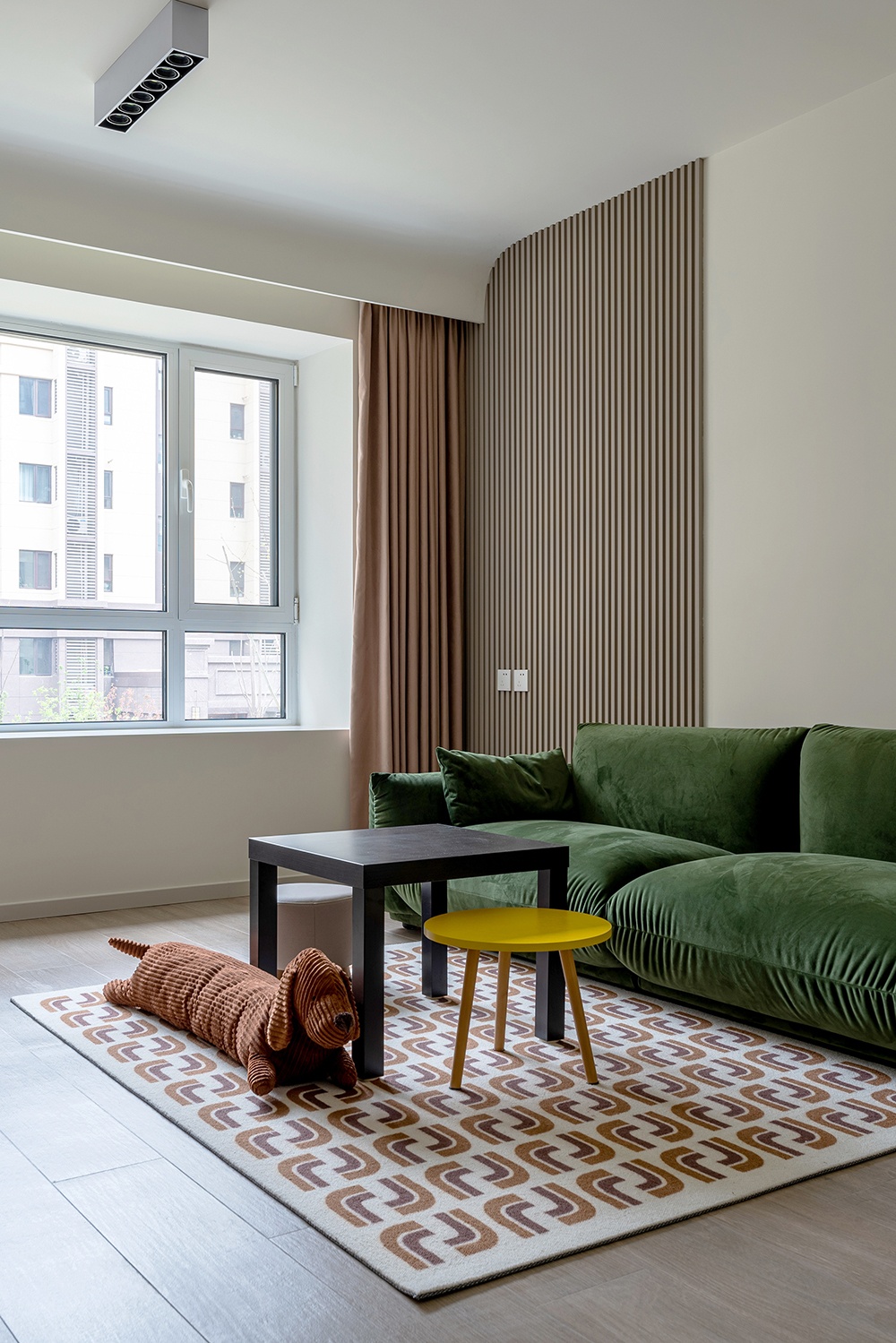 北京金隅学府89㎡复古原木风住宅设计丨中国北京丨久栖设计-11