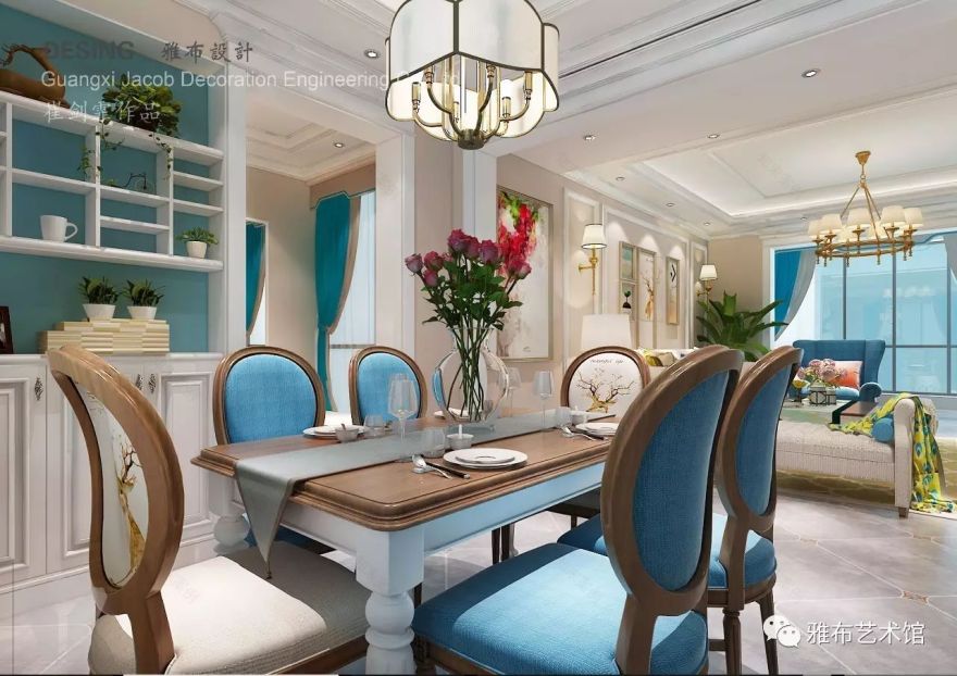 大城小院 122 平美式风格设计,温馨优雅生活情调-17