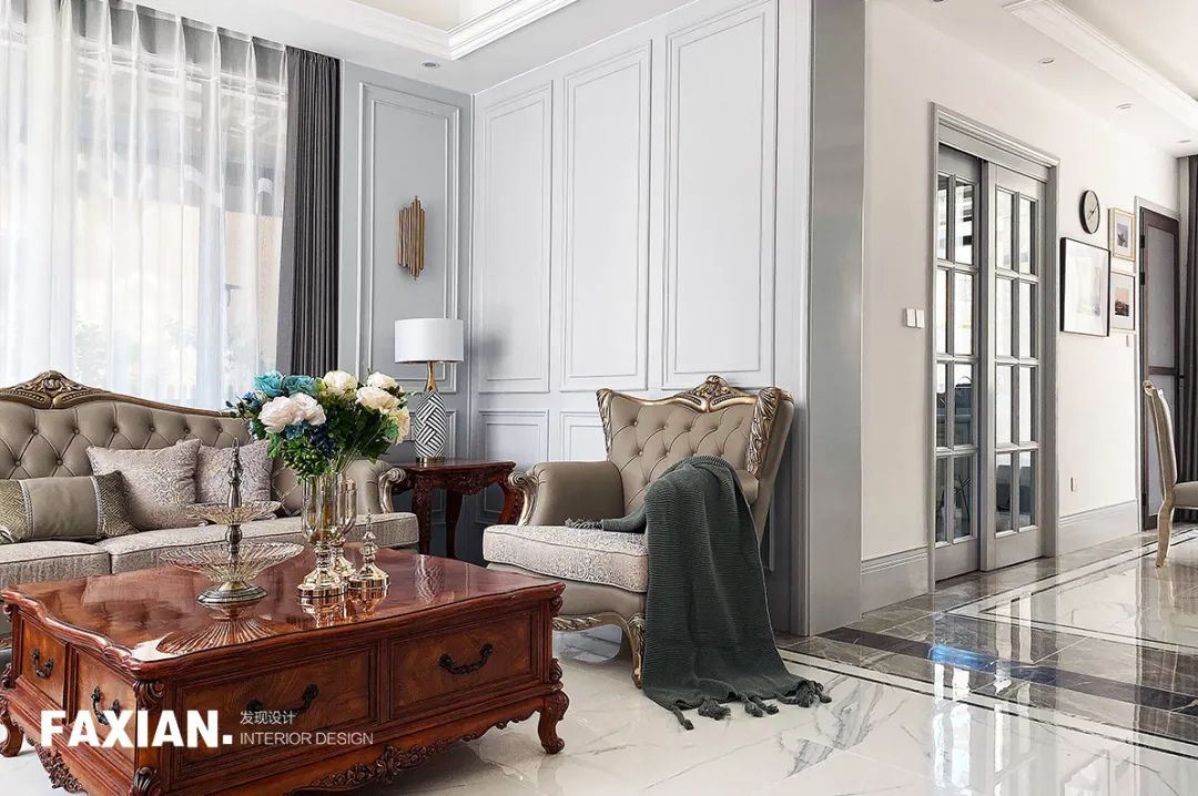 淄博碧桂园 260 平别墅 | 低调奢华的美式大宅设计-29