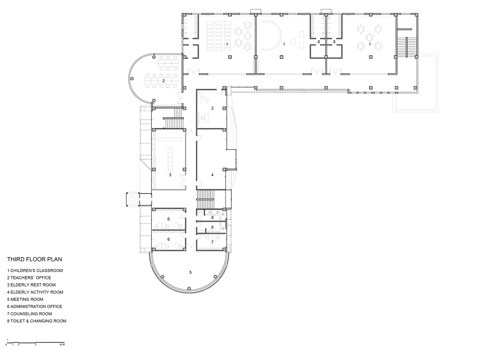 鹤壁清华园老幼一体社区中心改造设计,河南 / 一树建筑工作室-48