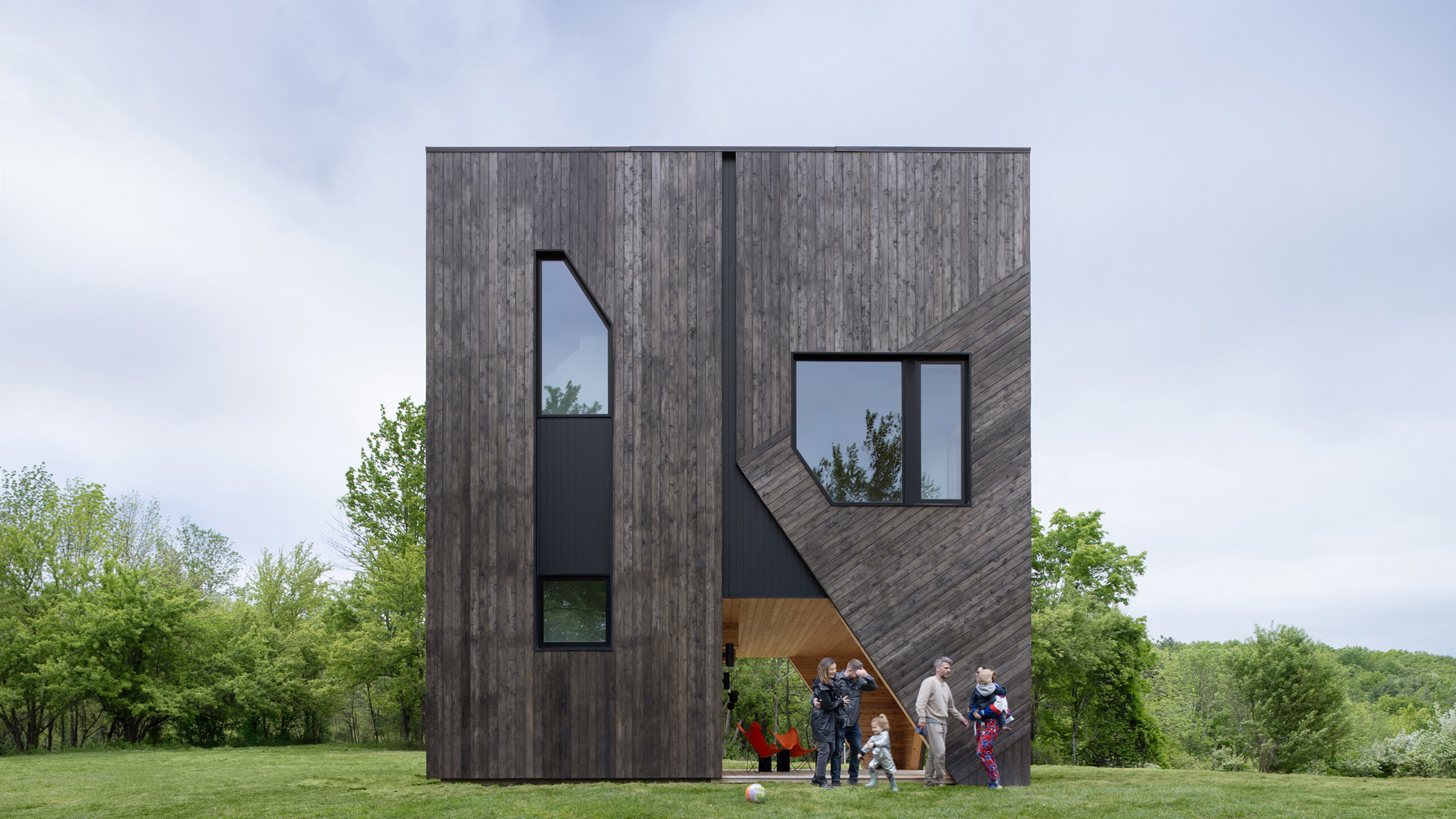 哈德逊河谷雪松覆面房屋丨美国纽约丨US architecture studio Forma-0