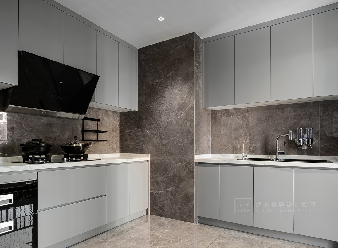 245㎡现代风住宅 | 光域之舞,诗意生活-21