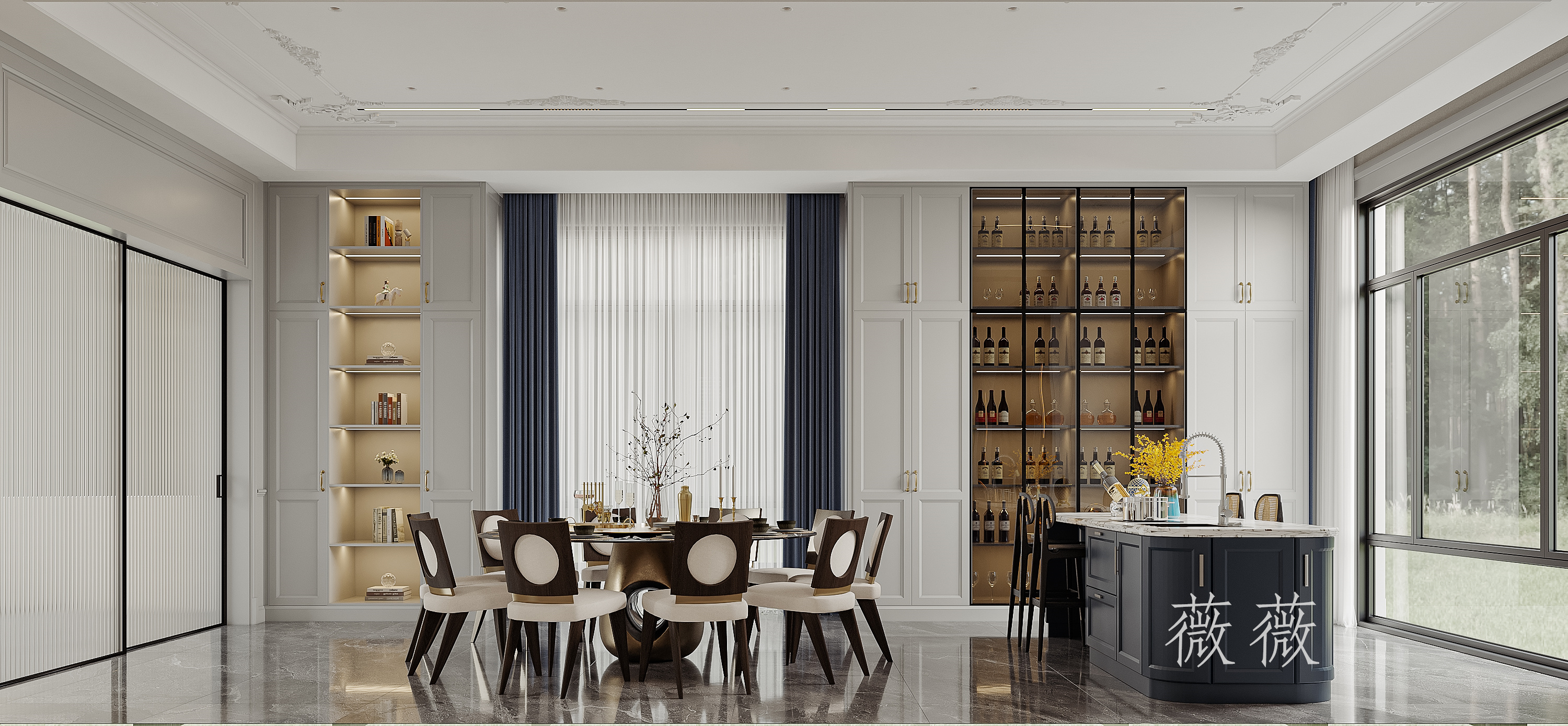 简欧别墅｜​感受优雅欧式浪漫-3