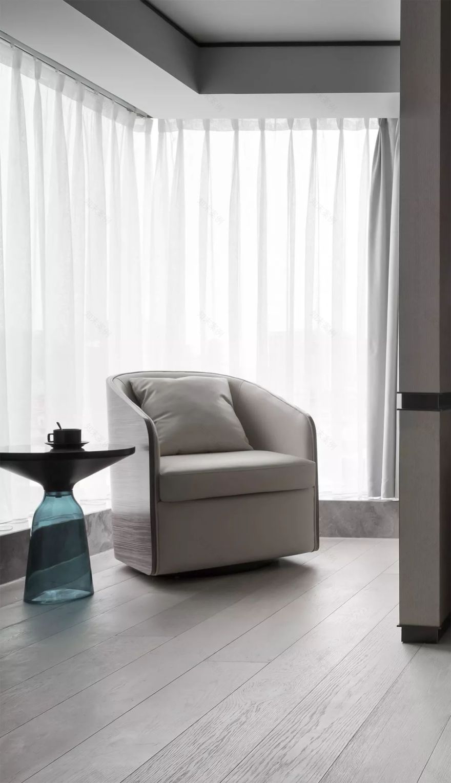 深圳天海豪景苑 C 户型东方轻奢美学住宅改造-37