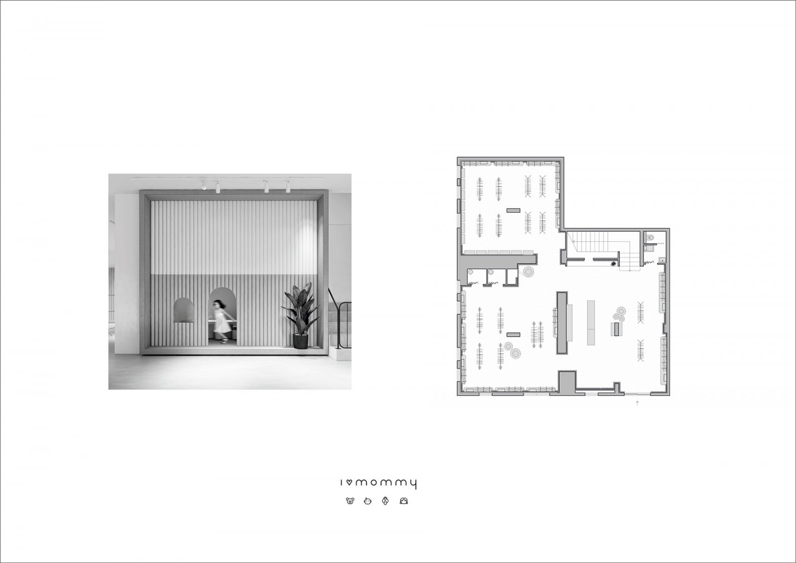 乌克兰极简儿童服装店  LIS 设计工作室-1