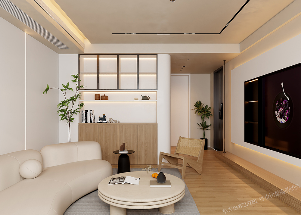 奶油风 单身公寓-0