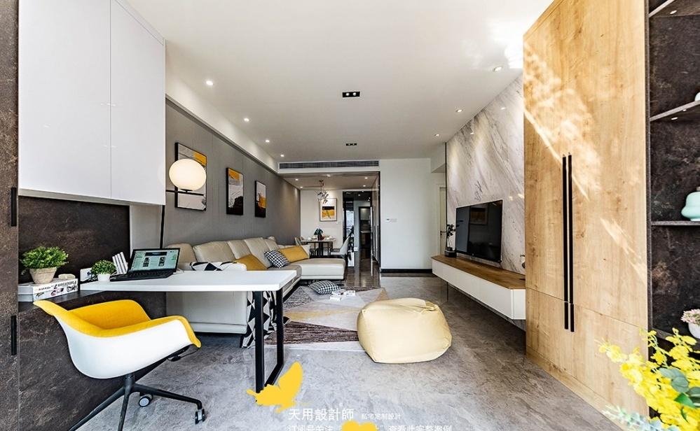 两房改三房,大中岛客厅的完美设计-7