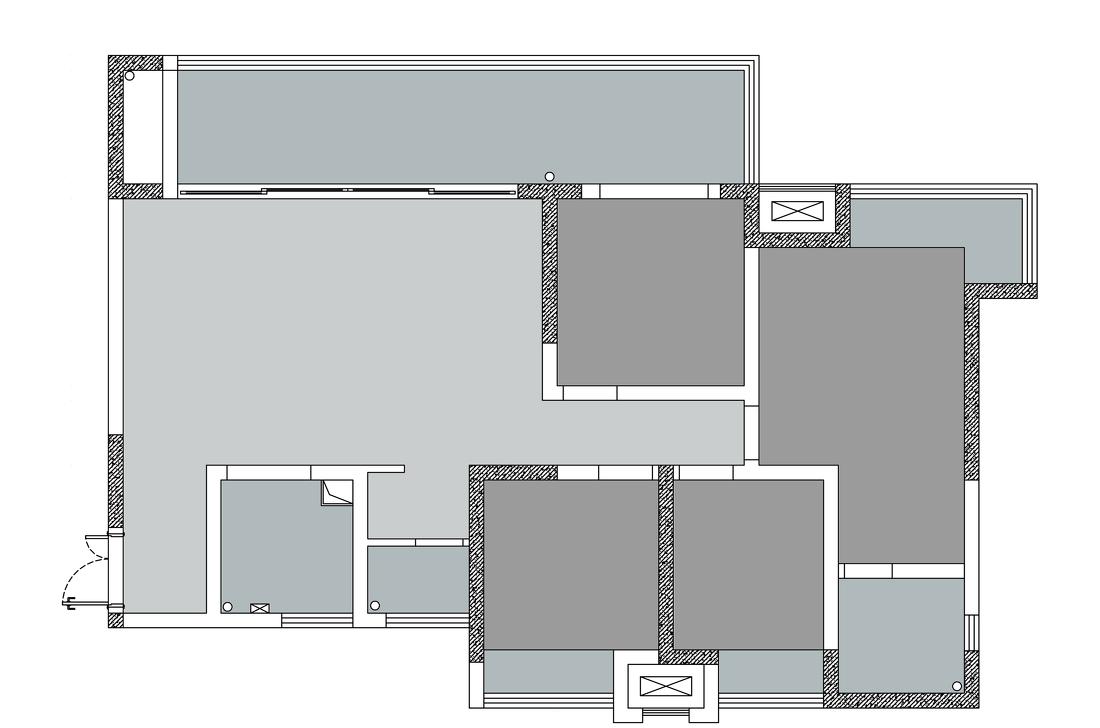 120㎡法式轻奢风无敌江景房设计丨言正设计-2