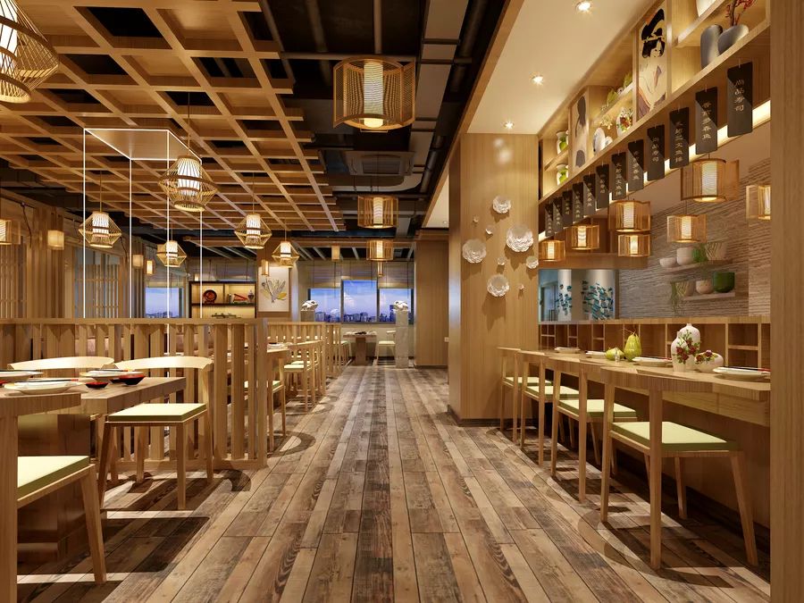 西昌日式料理店设计-帝森装饰专业餐厅设计公司-6