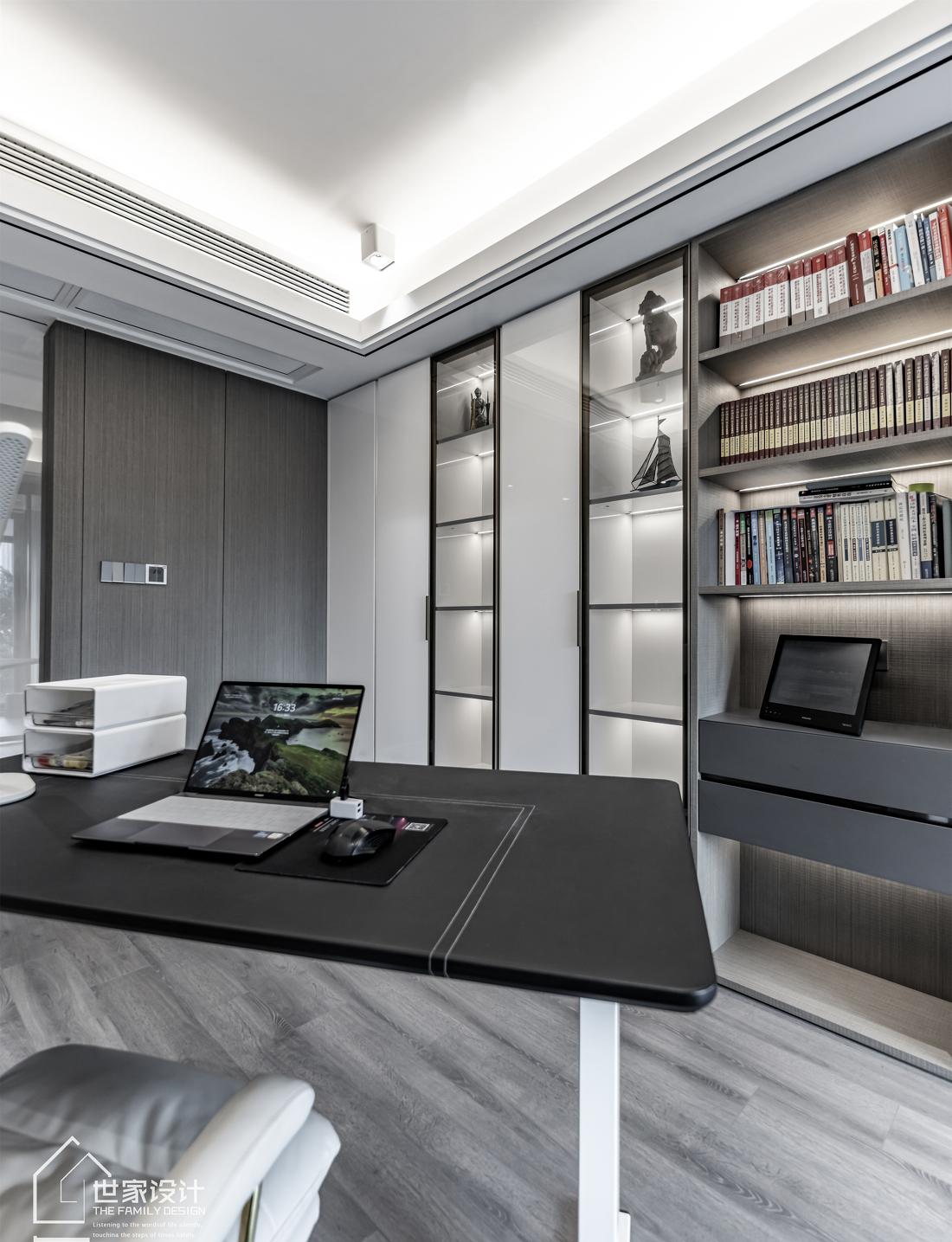 现代黑白灰空间-93