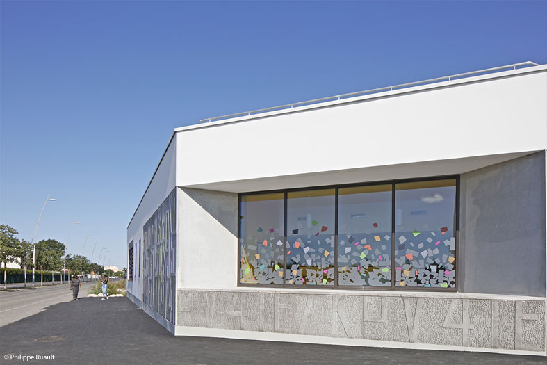 法国波泽尔校园建筑,融合教育、运动与休闲-8