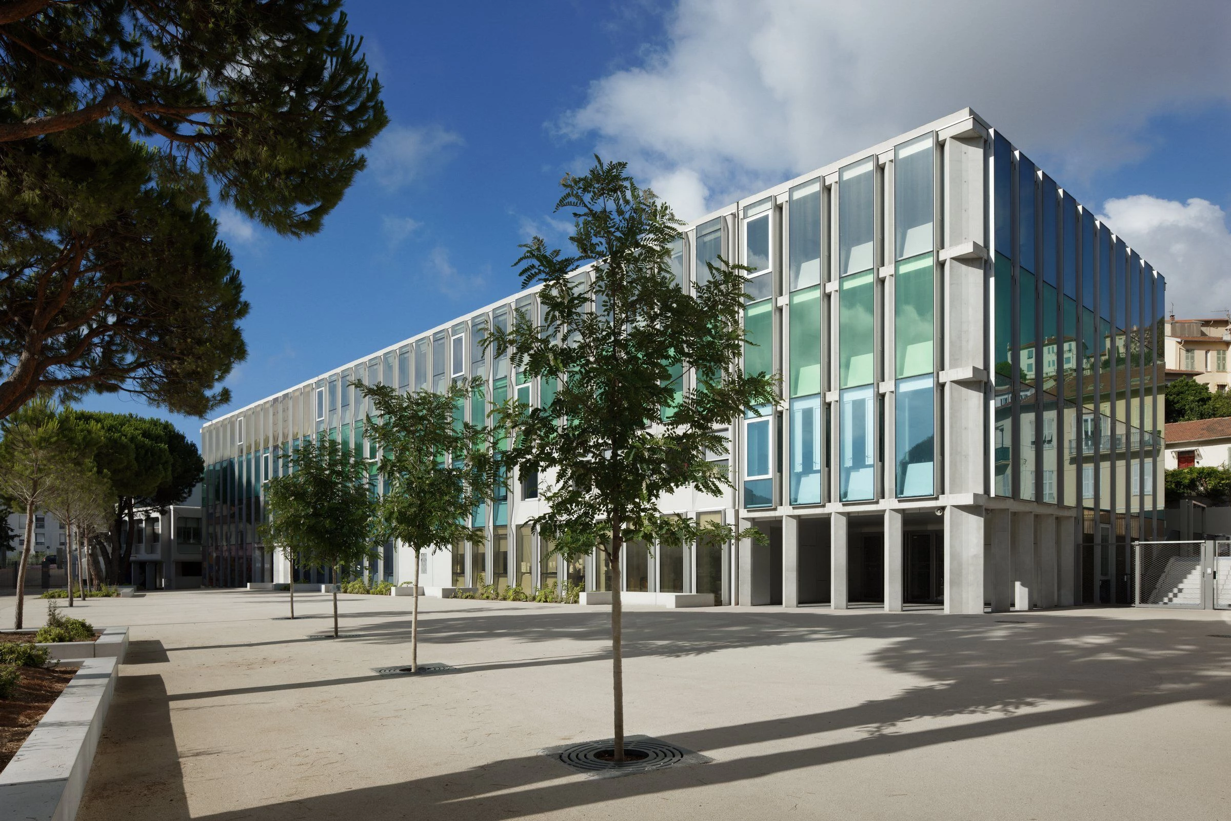 Simone Veil 中学丨法国尼斯丨Comte Vollenweider Architectes-16