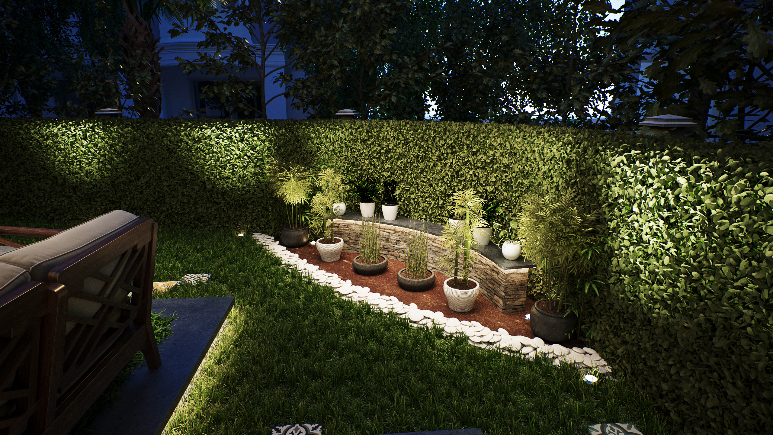 私人别墅 2 号·后院丨埃及开罗丨Perception Design Studio-13