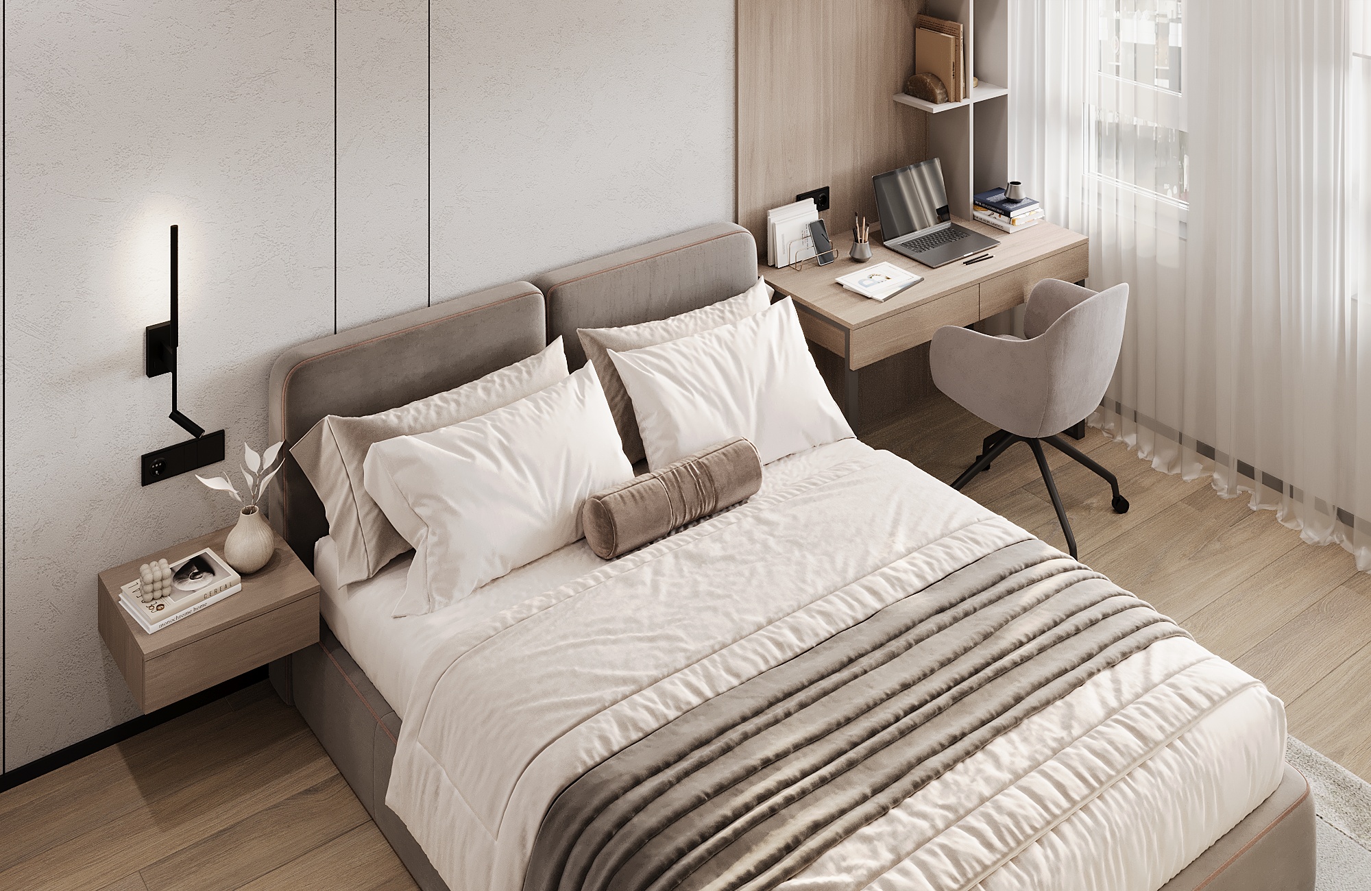 Apartment in Beige Tones | 3D Interior Visualization-9