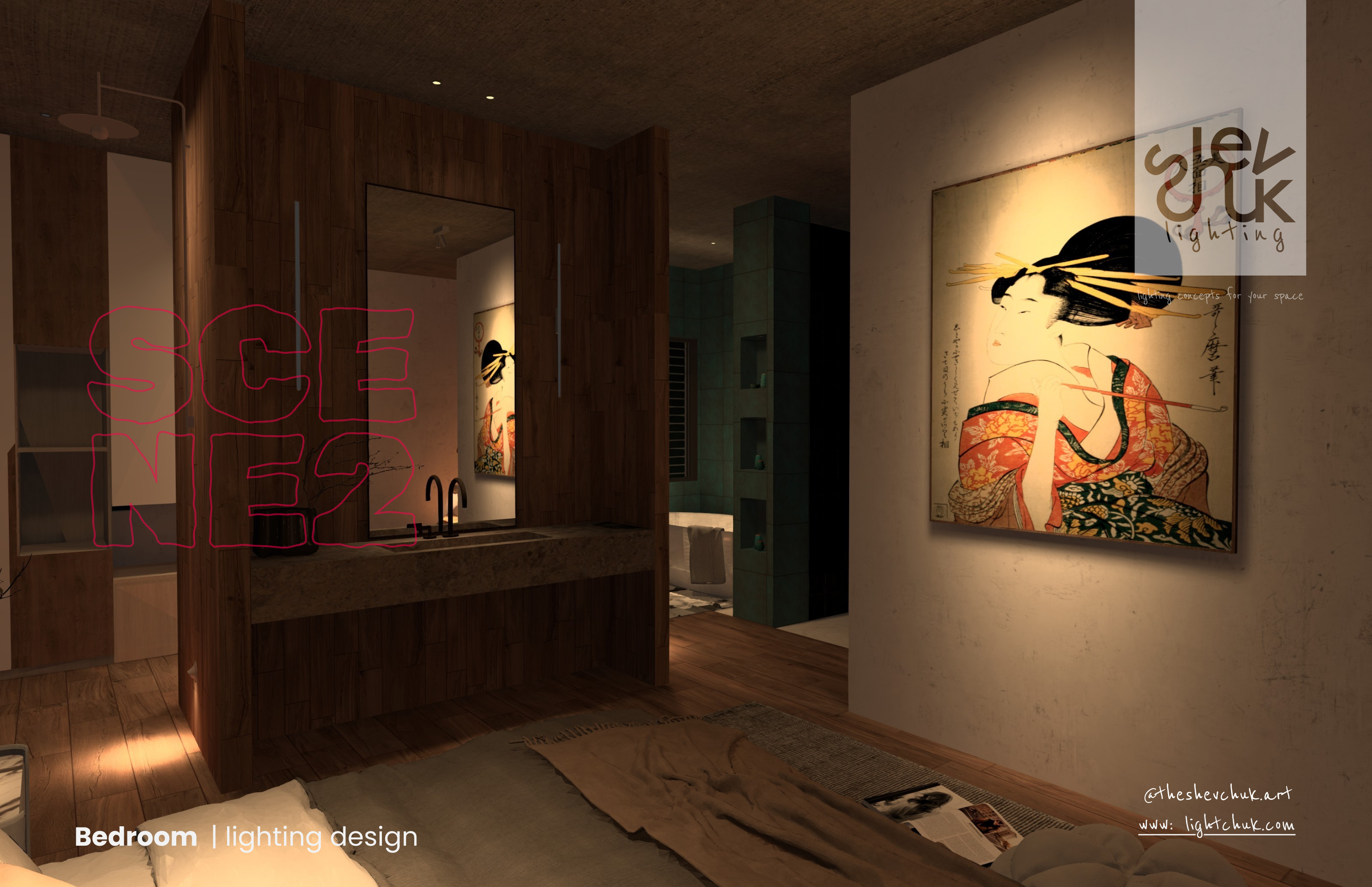 BEDROOM LIGHTING DESIGN | Dialux Evo-5