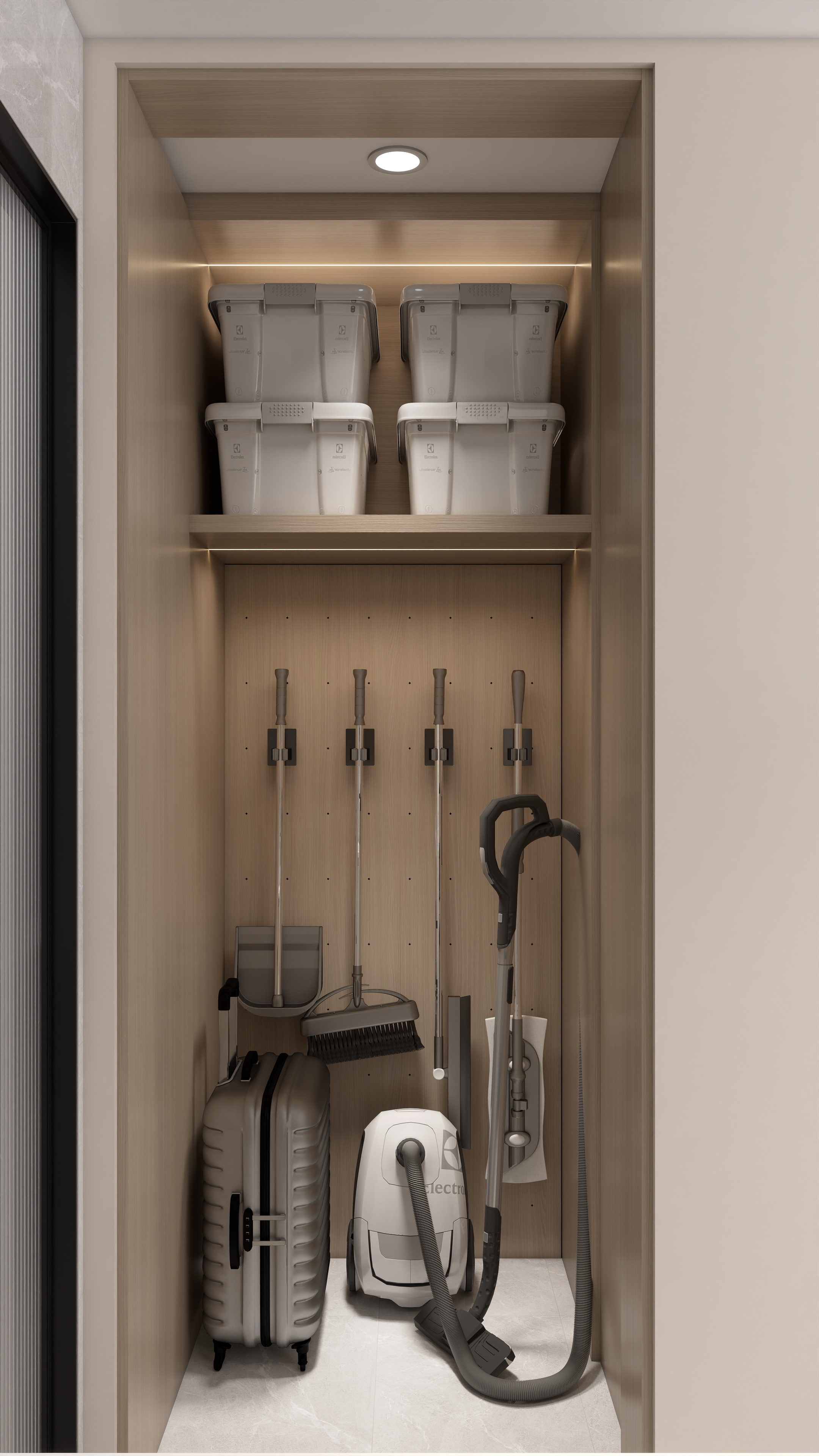 现代清新风·木纹和白色的交融之家-19