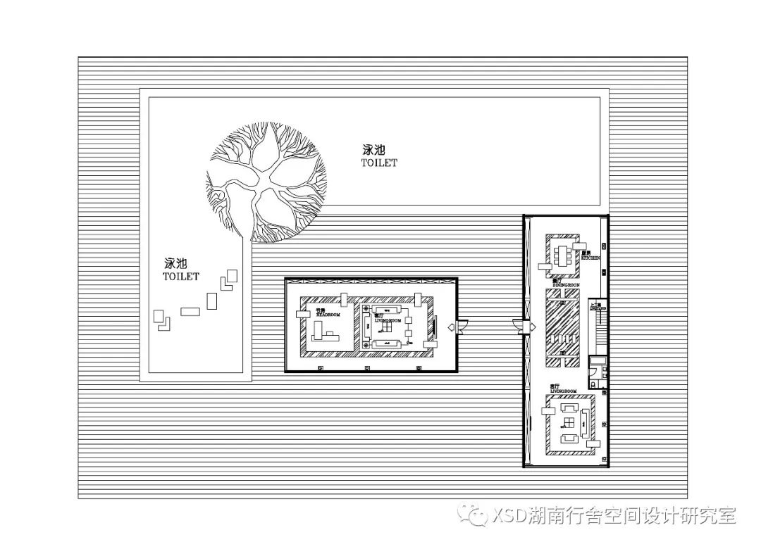 长沙自建别墅《水舍》 | 现代中式静谧空间-14