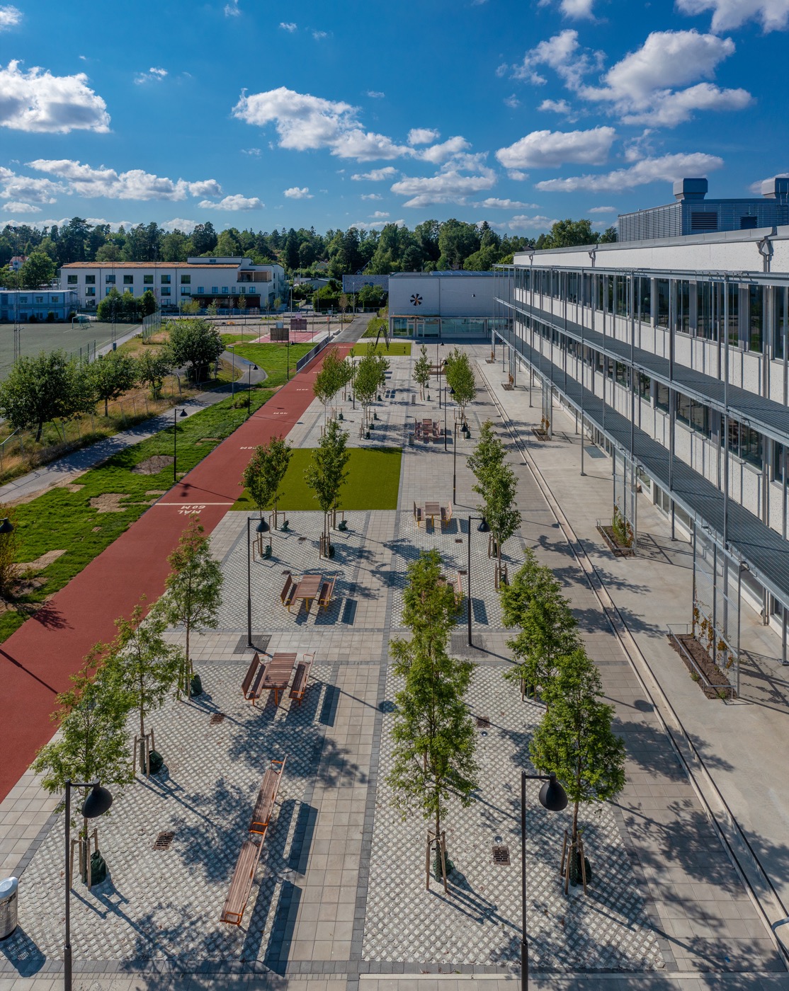 瑞典 Tyresö 公园中的学校丨Tengbom-7