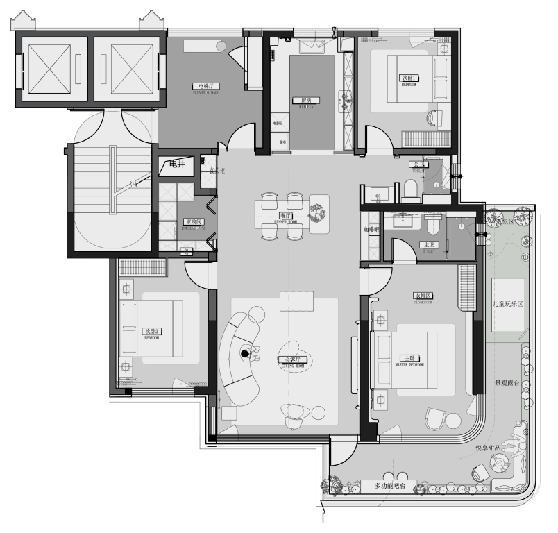 领航·启元展示样板间丨中国榆林丨海力空间设计-84