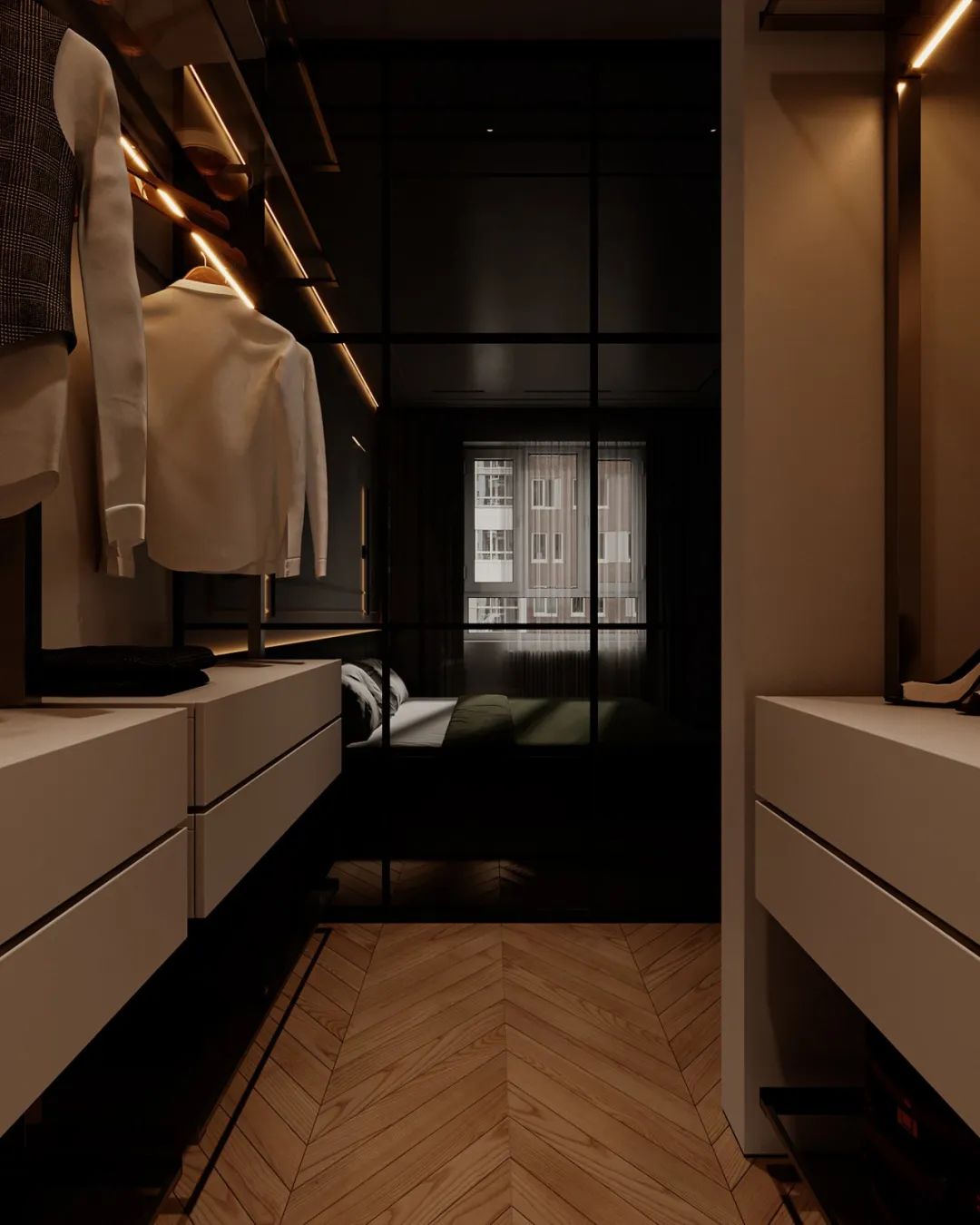 简约轻奢大平层设计丨BODES Studio-40