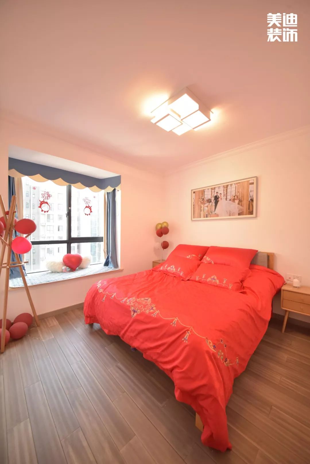 长沙 88㎡北欧风婚房,谷仓门++ 收纳背景墙打造时尚生活空间-39