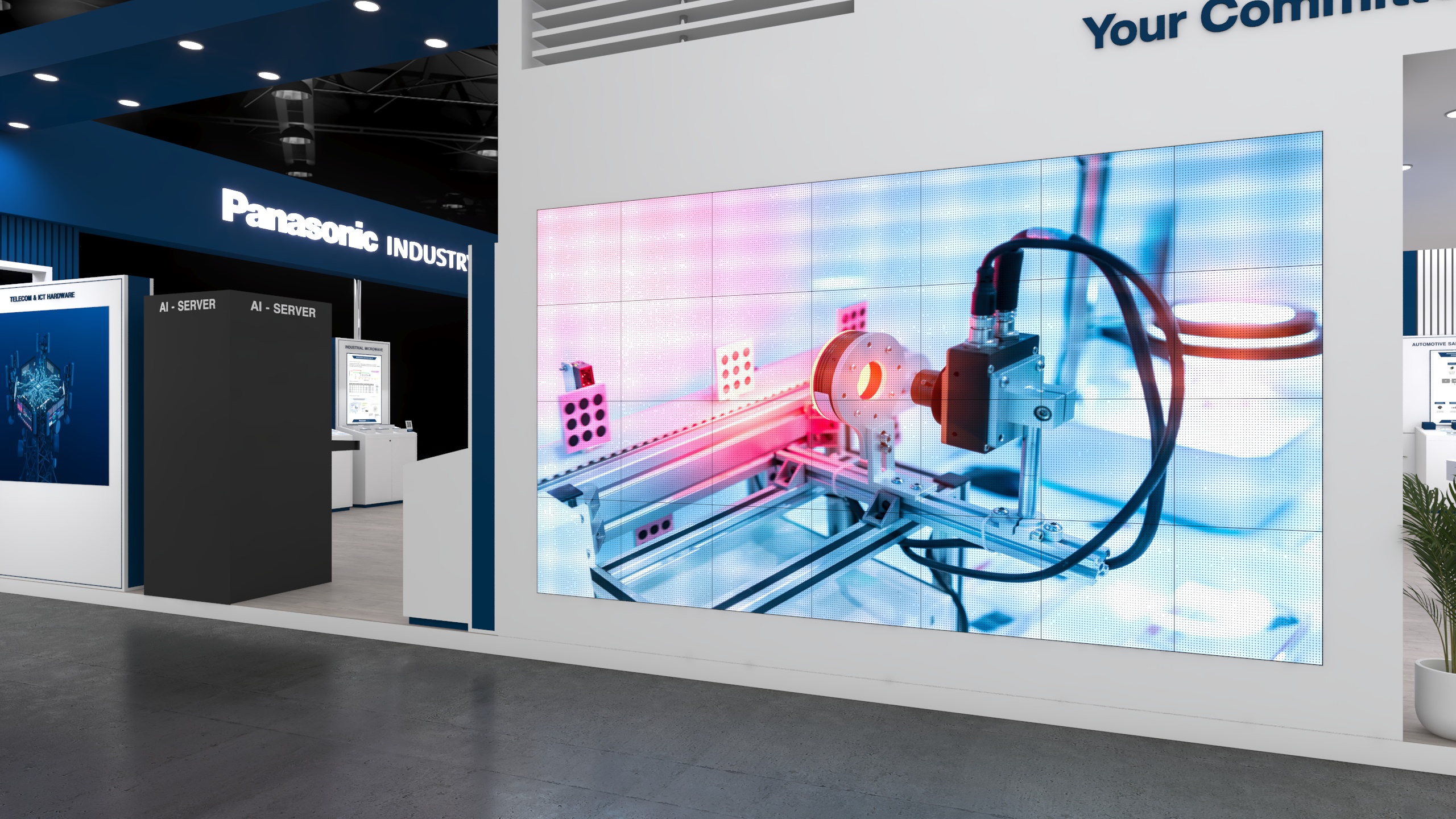 Panasonic Industries Electronica booth-23