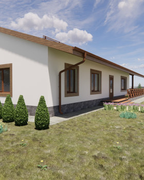 一层页岩风格住宅